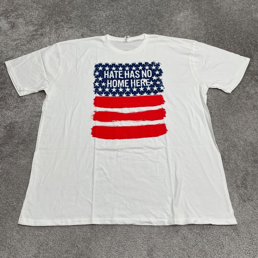 Royal Apparel Graphic Tee Unisex 3X White Crew Neck Short Sleeve T-Shirt USA NWT